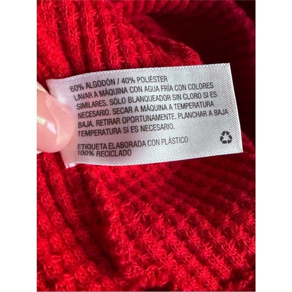 Ava & Viv Red Turtleneck Sweater size X/14-16W - Picture 6 of 10